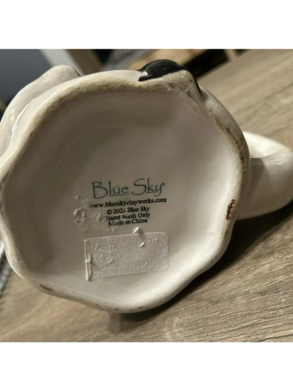 Blue Sky Ghost Ceramic Mug With Mouse Design 2021